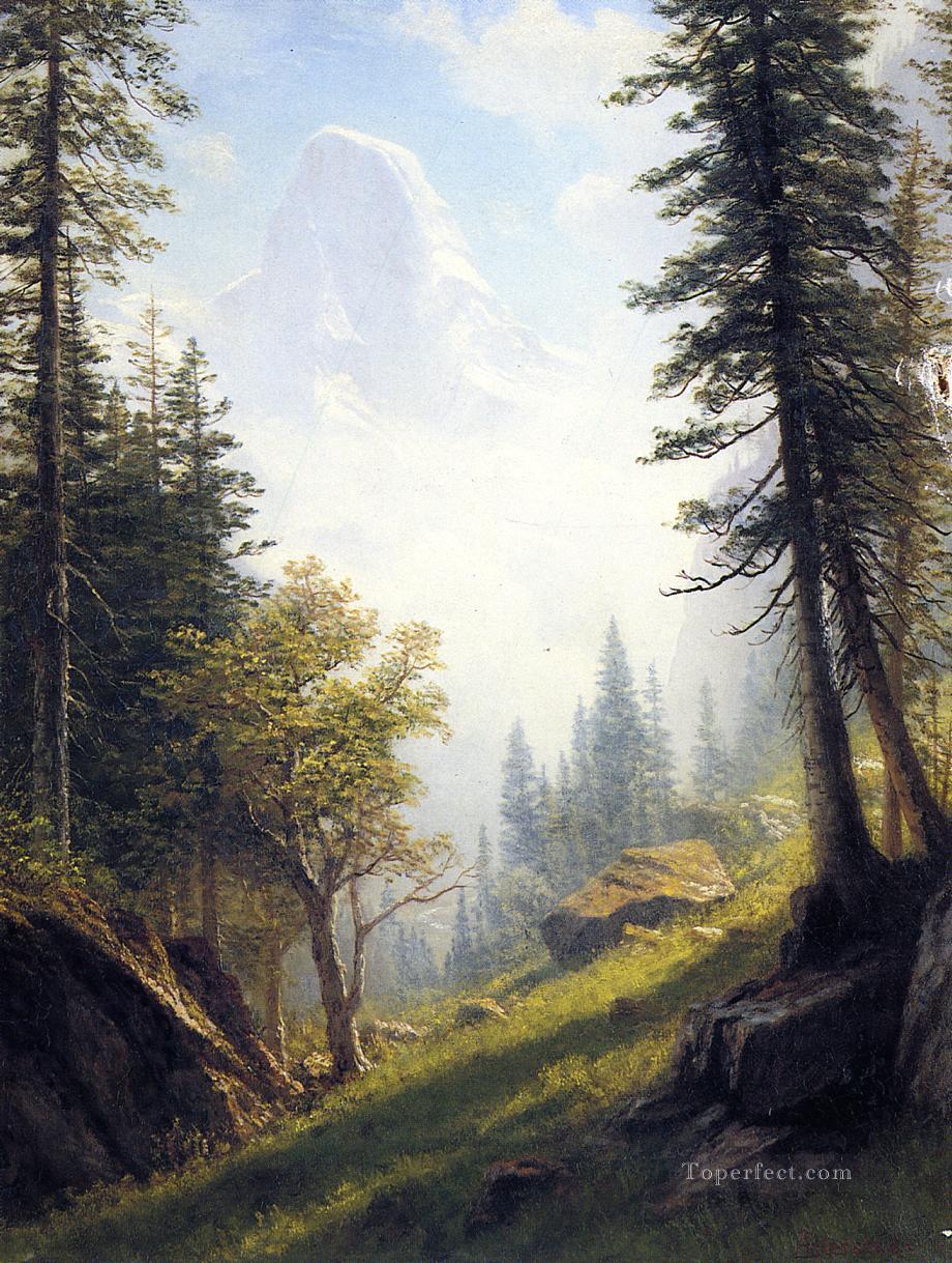 Entre los Alpes berneses Albert Bierstadt Pintura al óleo
